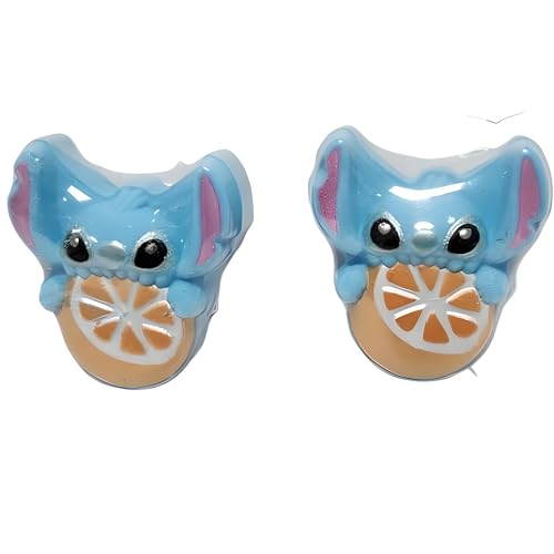 Stitch-Inspired Alien Character Bath Bomb Fizzer - Luxurious Blue Fizzing Bath Experience, Fun for All Ages (Pack of 2) - Image 3