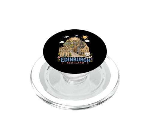 PopSockets MagSafe Édimbourg Écosse - Voyagez en Famille avec ce Support Aquarelle