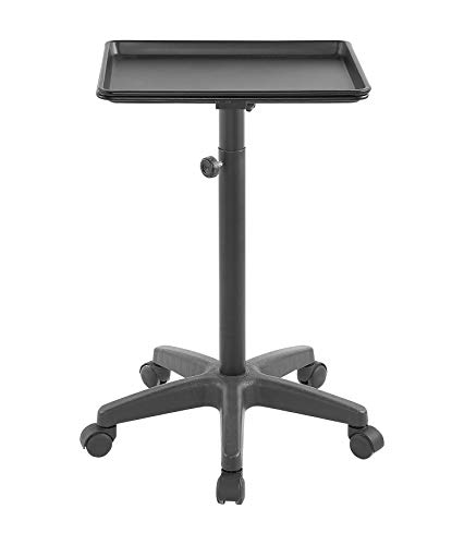 Metal Salon Tray for Tattoo Cutting Medical Dental on Wheels,Rolling Trolley Cart Hair Styling Station Equipment