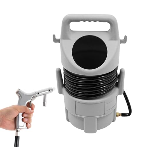 Portable Sand Blaster Gun Kit - 50Lbs Capacity Pneumatic Sandblaster with 14.7ft Hose Sand Blasting Equipment for Rust Removal Car Repair & Metal Surface Treatment Heavy Duty Sandblasting Machine