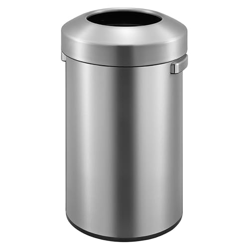 Cubo de basura 60 L moderno y papelera robusta para uso comercial amplio