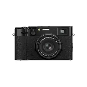 Fujifilm X100VI 40.2 MP Mirrorless Camera with Fixed 23mmF2 Lens (APS-C X-Trans CMOS 5 Sensor, X-Processor 5, Hybrid Viewfinder, LCD Tilt Touchscreen, Face Detection AF, 20 Film Simulations - Black