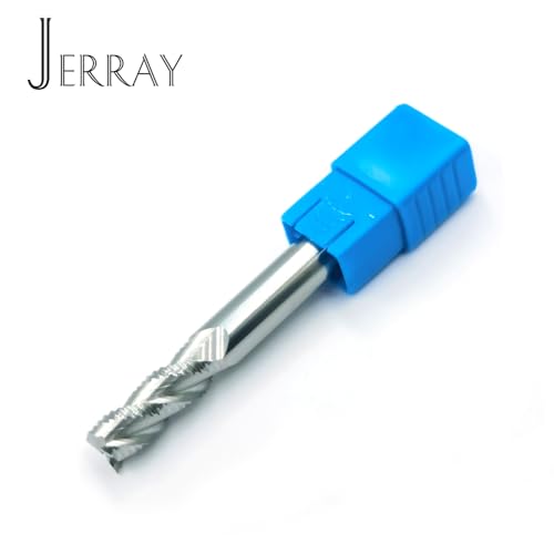 Image of Cutting Tools Solid Carbide roughing End Mills for Aluminum, HRC50 Worked for Aluminum, 3 Flutes, 3 /8 inch Diameter, 3 /8 inch Shank, 1 inch Length of Cut, 3 inch Overall Length