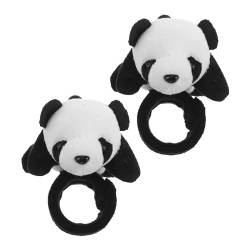 TIDTALEO 2個パンダ ハンドルバーデコレーション 自転車用 可愛らしいぬいぐるみ アクセサリー マウンテンバイクとロードバイク対応 スラッ