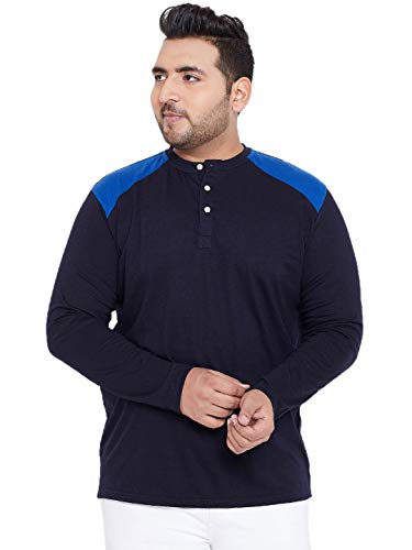 Image of Bigbanana Plus Size Men's Henley T-Shirt