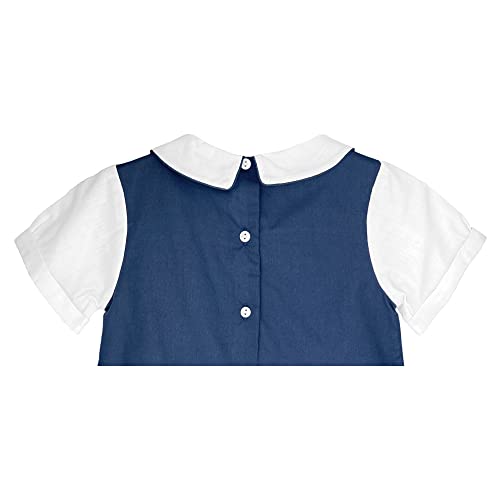 Baby Boys’ Shortall with Pintucks and Side Tabs4
