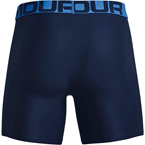 Image of Under Armour mens Multi-pack Performance Tech Boxerjock Brief, 6 inch Inseam, All-day Comfort & Soft