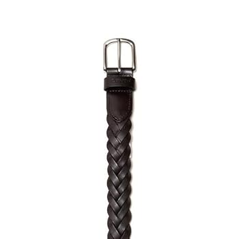 Amazon | [リーバイス] レザー 編み込みベルト Neutrals