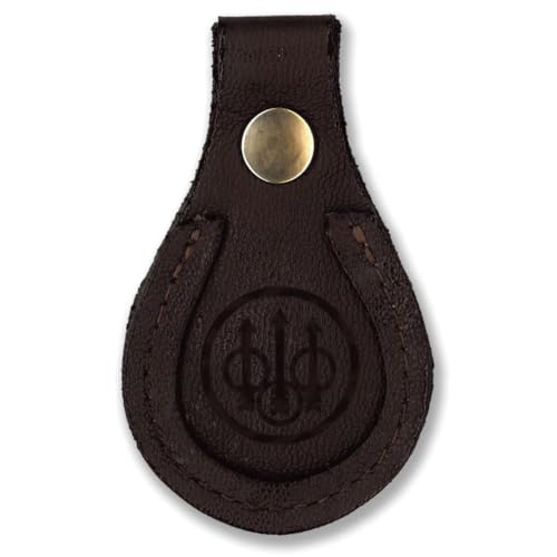 Beretta Trident Logo 7mm Leather Protective Barrel Rest Toe Pad, Brown