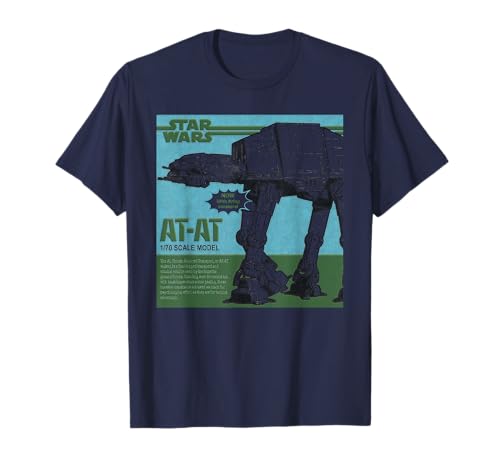 T-shirt Star Wars Vintage AT-AT haut graphique coton durable qui ne rétrécit pas