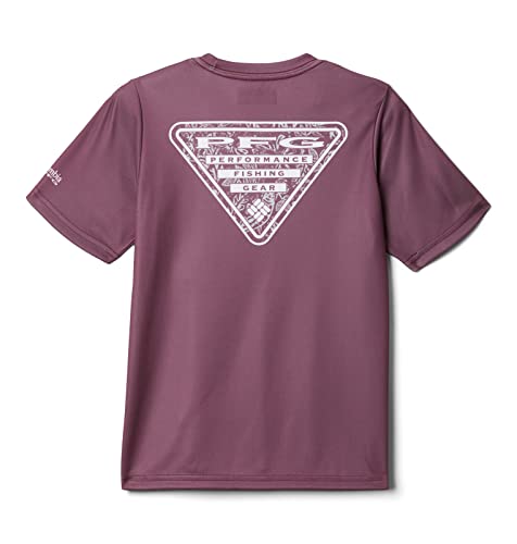 Image of Columbia Kids' Collegiate Terminal Tackle Short Sleeve Shirt