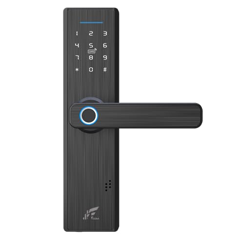 Fechadura Inteligente WIFI, Biometria Digital, NFC, Senha Aleatoria SA-FD01 JWCOM SMART