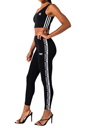 adidas Originals womens 3 Stripes Legging,Black,Small