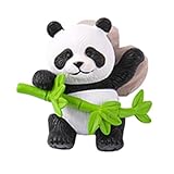 Panda en Résine,Figurines Panda,Décorations Mignonnes et réalistes de Statue de Panda en résine - Vase Panda décoratif Fait à la Main, Ornements en résine, Ornements de Jardin