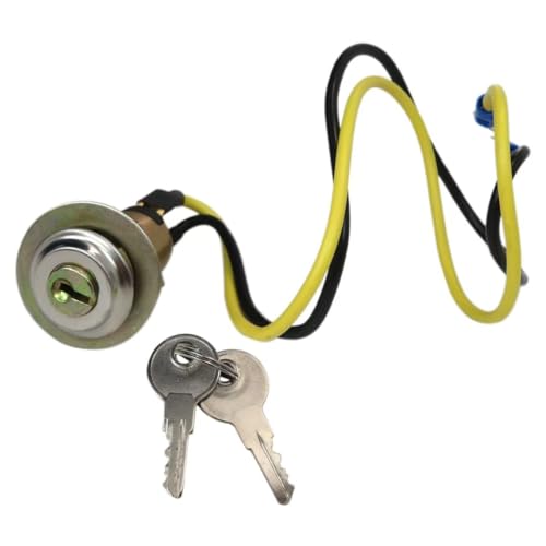 Ignition Key Starter Switch with 2 Keys Fits for Massey Ferguson Tractors 35, 40, 50, 65, F40, TE20, TO20, TO30, TO35 Replaces 14491A 764929M91
