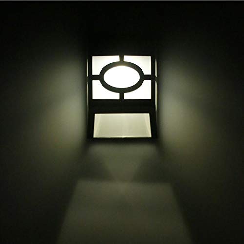 Flameer 2Pcs Solar Power Wall Light LED Lâmpada De Parede Sensor De Movimento Para Jardim Ao Ar Livr