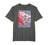 Paisaje japonés de montaña Yoshino Japón Camiseta