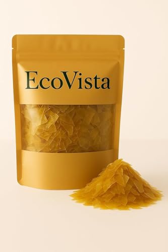 Transparent Dewaxed Super Blonde Shellac Flakes | 16oz (1 lb) | Premium Blonde Shellac for Wood Finishing Crafting & Painting Supplies