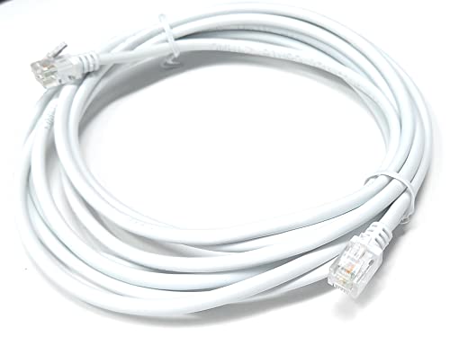 DRUT 3m RJ11 to RJ11 ADSL 2 High Speed Broadband Modem Telephone Cable Transmits Data Up to 100 Mbits/sec - Image 2