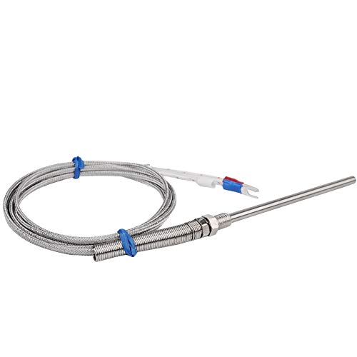 BQLZR Neu 3 Meter Hochtemperatur -100~1250 C Thermoelement Typ K Sensoren 100mm Probe