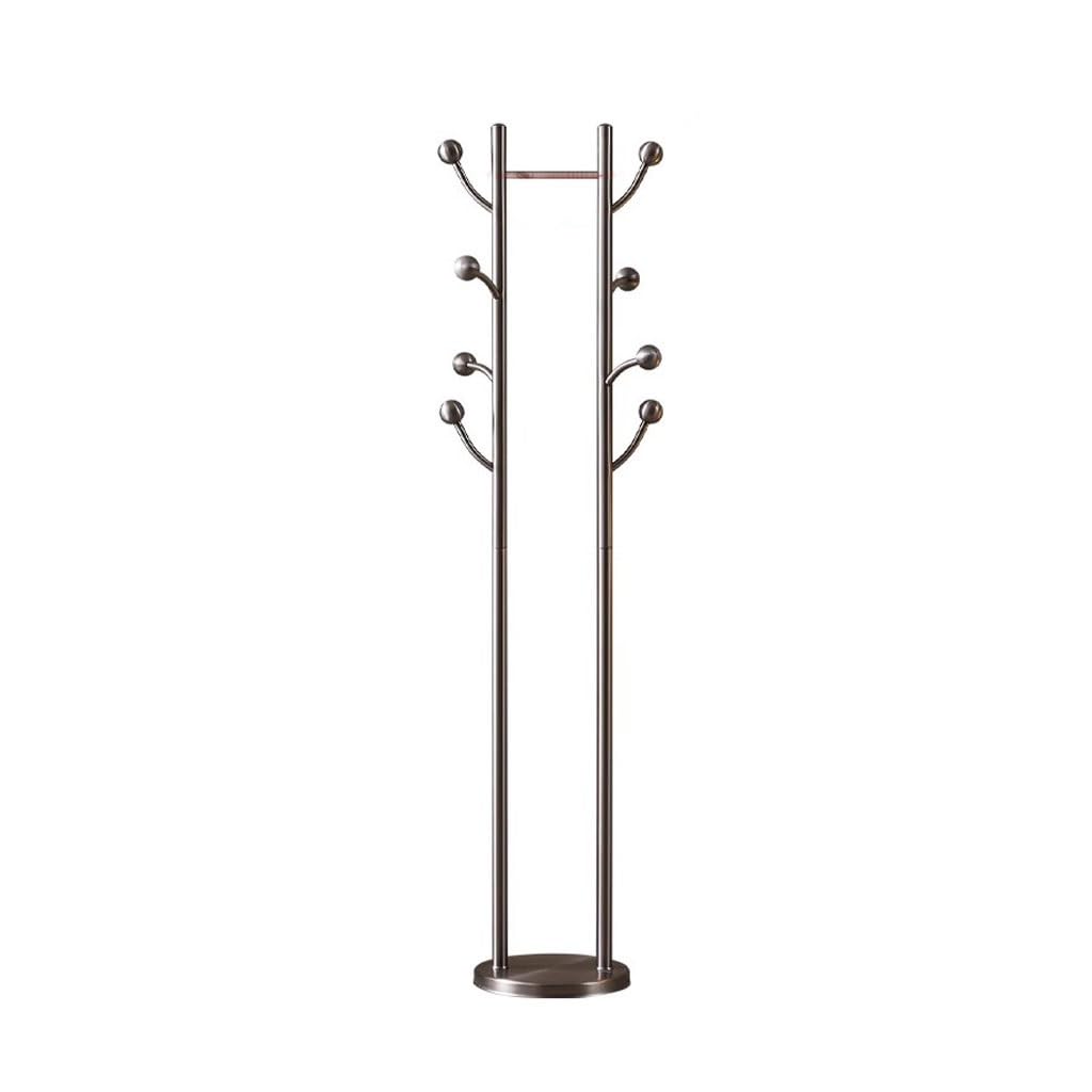 AHGFTYRDT Coat Rack Freestanding Creative Stainless Steel Coat Rack Household Simple Entrance Floor Hanging Hanger Hall Tree