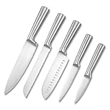 KOFERY 5-Piece Kitchen Knife Set - Razor-Sharp Stainless...