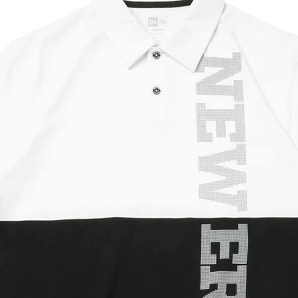 ニューエラ NEW ERA 半袖 ポロシャツ Color Block White Black ゴルフ 半袖 男性 13516935 Amazon.co.jp: NEW ERA(ニューエラ) ニューエラ ゴルフ 半袖