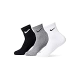 NIKE EVERYDAY CUSHIONED 25-27cm (L) トレーニングアンクルソックス 3足組 SX7667 964 マルチカラー