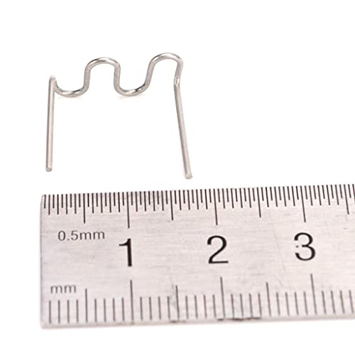 Generic 200 Peças de Grampos de Solda de 0,8 Mm para Reparo de Solda de para-choque de Carro