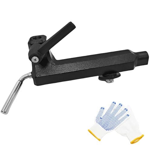 YEIXCIKA Wood Lathe Tool Rest Holder Base for Mini Benchtop Lathe, Cast Iron Wood Lathe Tools and Accessories for Woodturning, 5/8 Inch Hole Diameter