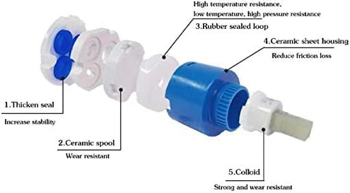 Mitigeur d'eau cascade robinet salle de bains monotrou lavabo acier inoxydable - 4
