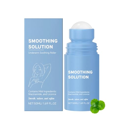 Smoothing Solution Ingrown Hair Treatment Roll On Soothes Razor Bumps Gegen eingewachsene Haare & ingrown Hair & Rasurbrand Beruhigende Pflege für Intimbereich Achseln und Empfindliche Haut