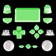 Glow In The Dark (NEW VERSION JDM-030) PS4 Controller Button Kit Repair Mod Thumbsticks, Touchpad, Triggers, Dpad, Triggers, & More Playstation 4 Dualshock 4