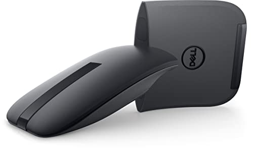 Image of Dell MS700 Travel Mouse, Wireless, Adjustable DPIs, 2 Buttons, 24 Months runtime, Bluetooth 5.0 LE, Touch Scroll, Swift Pair, Black Optical LED, 1000-4000 DPI, 56.9 Grams, 3-Year Advanced Exchange