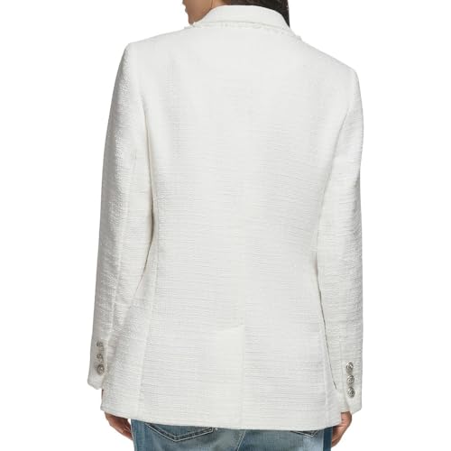 KARL LAGERFELD Paris Women's Elevated Tweed Blazer Jacket2