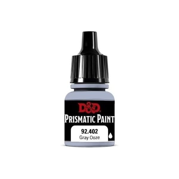 Peinture prismatique D&D Ooze gris 8ml pour figurines de jeux de rôle