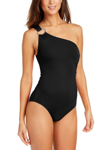 Michael Kors Women's Logo Shoulder One Piece