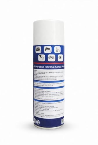 Image of Polo Spray Paint for Metal,Wood,Walls and Automotive Cars,Bikes(Multipurpose)|Quick Drying|Durable|400ml (White)