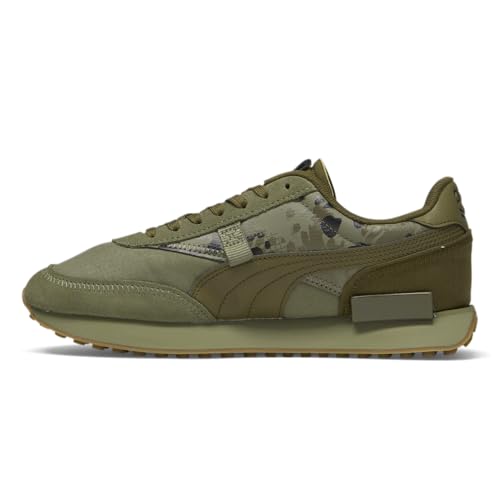 PUMA Mens Future Rider Camo Flagship Lace Up Sneakers Shoes Casual - Green3