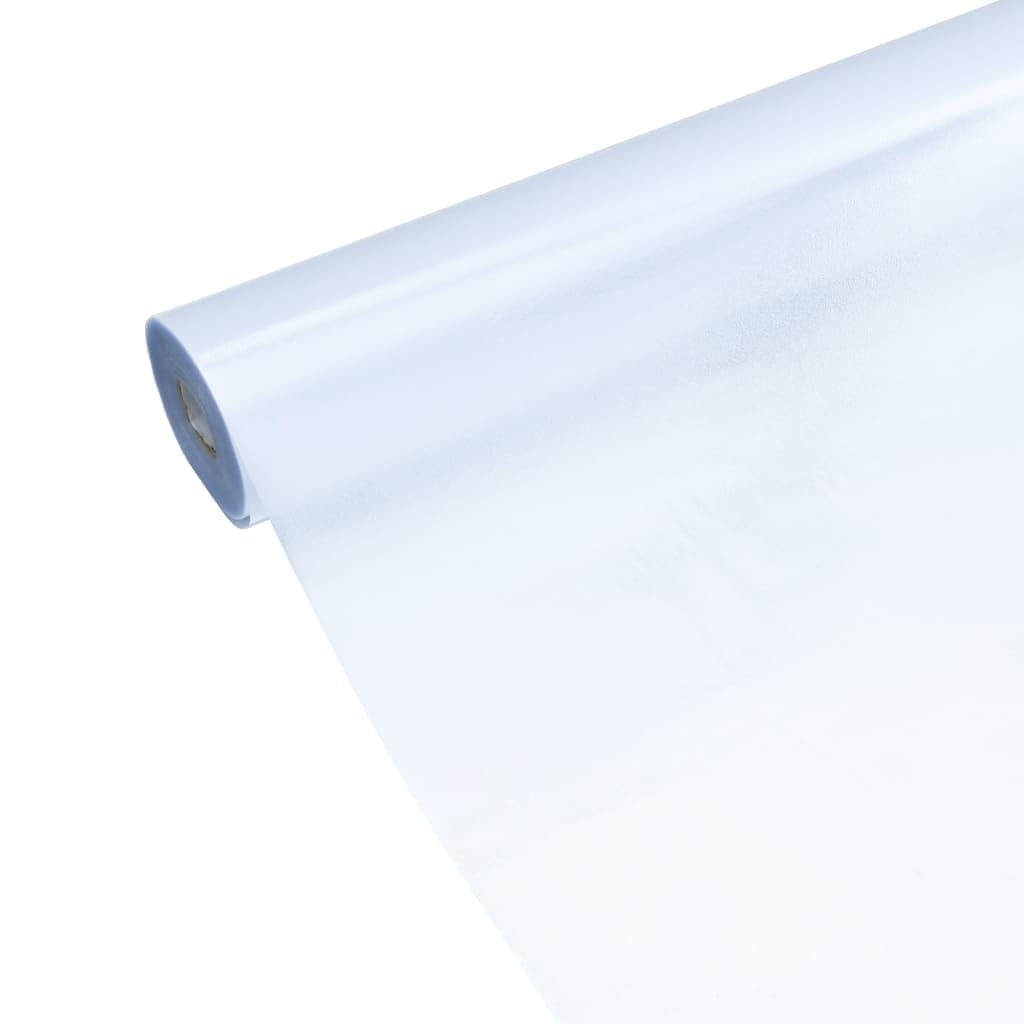 Film de fenêtre statique, gris mat, en PVC, 45 x 2000 cm, film brise-vue, autocollant, opaque, pour salle de bain, chambre à coucher, bureau avec protection UV et protection contre la chaleur