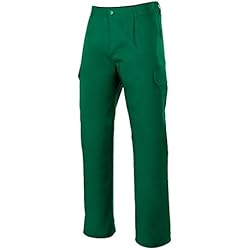 Ropa De Trabajo De Jardinero VELILLA 345 Pantalón Multibolsillos, Color Verde, Talla 44