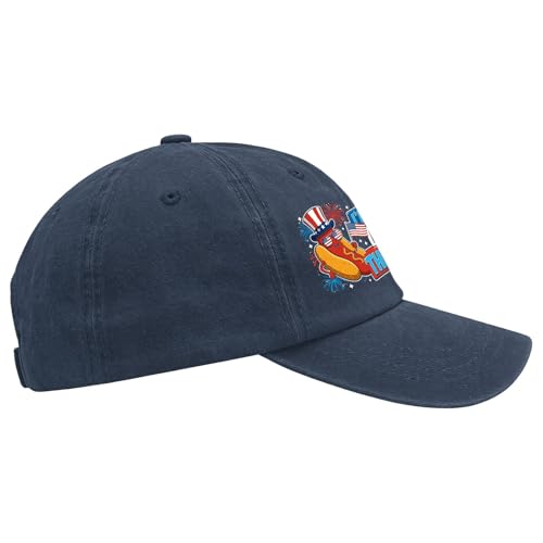 Image of 4th of July 250th Anniversary Dad Hats - Just Here for the Fireworks, Fireworks Director - Patriotic Baseball Cap