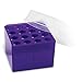 Heathrow Scientific HS23271A Transformer Cube Tube Rack 15 & 50Ml Box, Purple (Pack of 5), Fluid_Ounces, Degree C, Polypropylene, (Pack of 5)