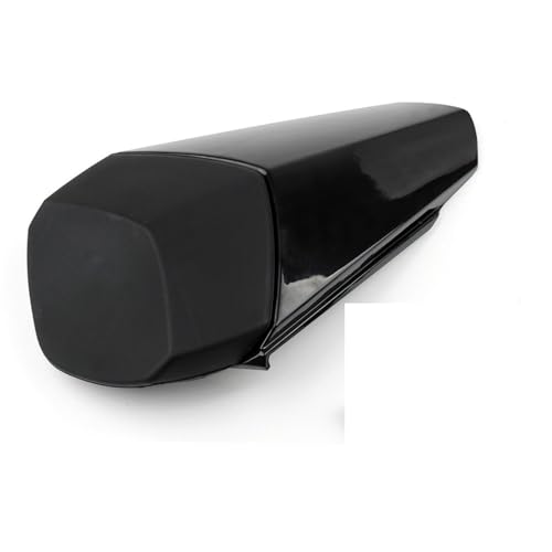 Housse de siège de moto R1 aérodynamique et capot de selle solo rigide noir brillant