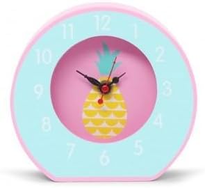 Penny Scallan Bedside Clock Pineapple Bunting – Bedside Clock – Pineapple Bunting