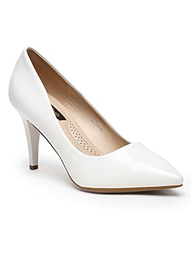 Image of Flat n Heels Womens Beige Pumps FnH 1127-1-BG