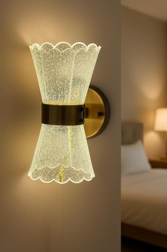 Image of Modern 12Watt Curvy LED Wall Light 3 Color Modes (Warm, Neutral, Cool White) | Indoor Wall Lamp for Bedroom, Living Room, Hallway Etc