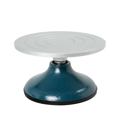 DUPDMKIN 7" All-Metal Banding Wheel for Pottery, Heavy Duty Pottery Wheel for Adults with Ball Bearings, Sculpting Turntable for Ceramics and Clay Art