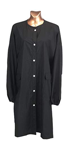 KareCo Button Down Beauty Client Gown (Black)