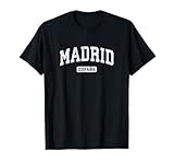 Madrid Spain Vintage Sports Design T-Shirt